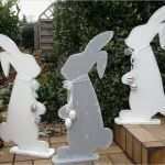 Osterhasen Aus Holz Vorlagen Elegant Osterhase Holz Shabby Xxl 80 Cm Groß