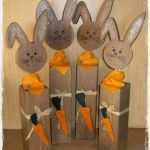 Osterhasen Aus Holz Vorlagen Erstaunlich Brittas Kreativstübchen Holzpfosten Osterhasen