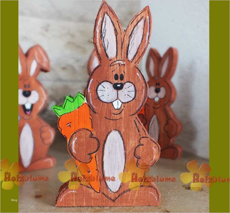 Osterhasen Aus Holz Vorlagen Großartig Kleiner Osterhase Aus Holz Die Holzblume