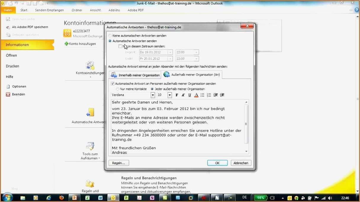 Outlook Briefpapier Vorlagen Wunderbar Großartig Outlook Vorlage Erstellen Bilder Beispiel