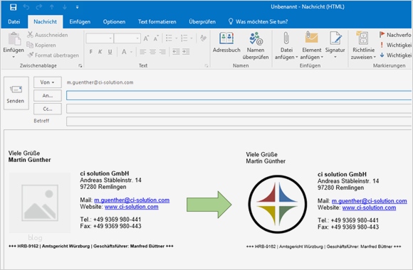 Outlook Signatur Vorlage Erstaunlich Fehlende Grafik In E Mail Signatur Unter Outlook 2016