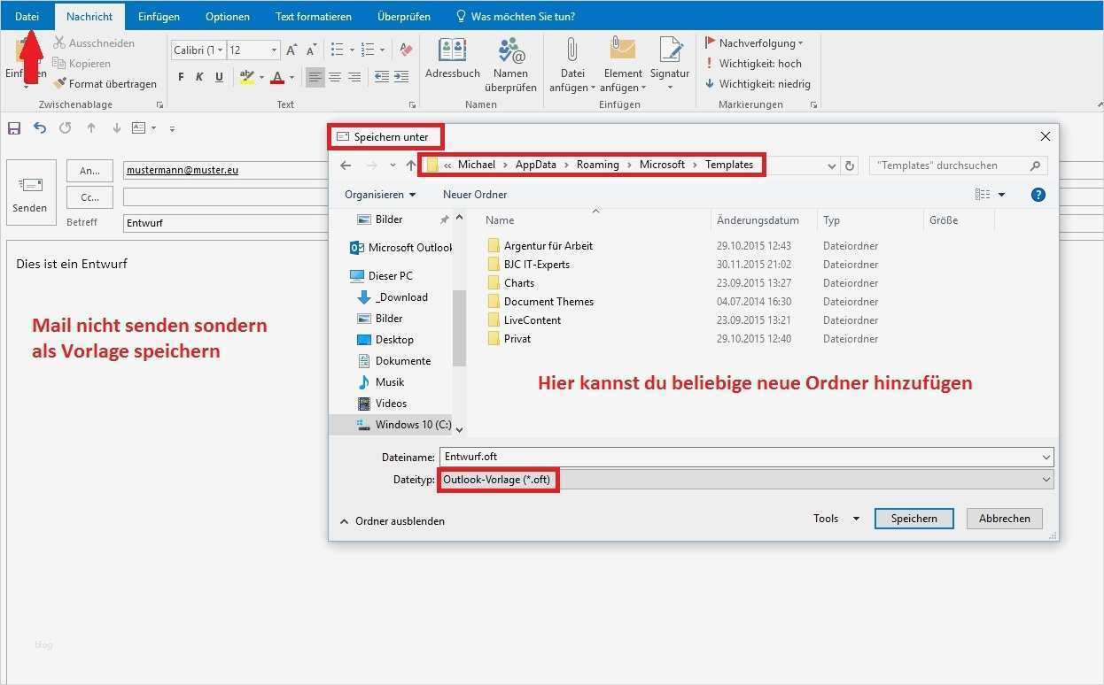 Outlook Vorlage Erstellen Neu Großartig Outlook Vorlage Erstellen Bilder Beispiel