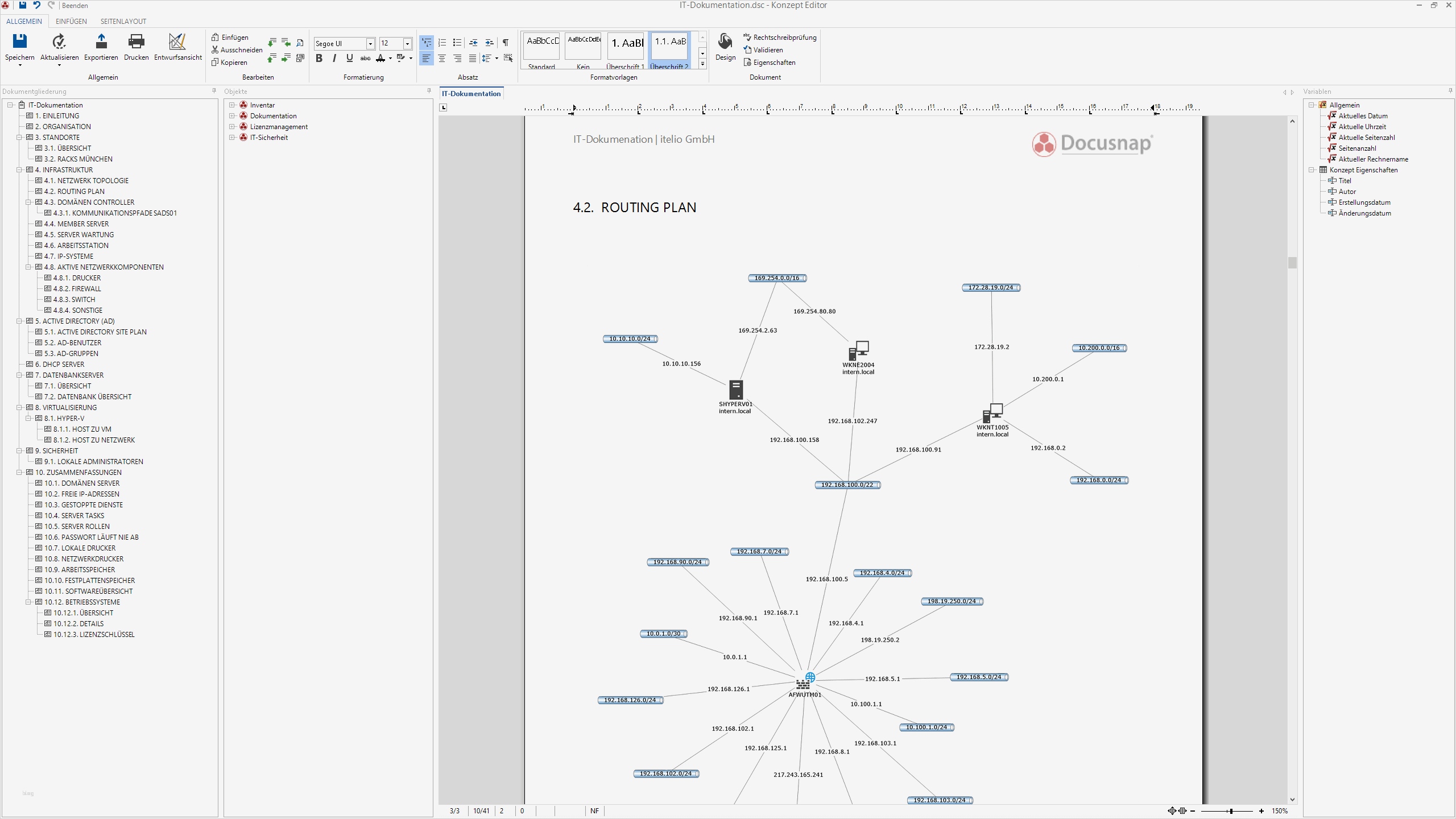 Pädagogisches Konzept Erstellen Vorlage Angenehm Notfallpläne Und Betriebshandbücher Mit Docusnap Erstellen