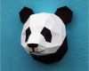 Papercraft Vorlagen Angenehm 01 Papercraft Panda Head Printable Digital Template