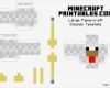 Papercraft Vorlagen Bewundernswert Papercraft Templates Minecraft Animals