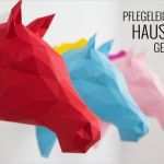 Papercraft Vorlagen Kostenlos Gut Einzigartige 3d origami Dekoration Für Deine Wohnung