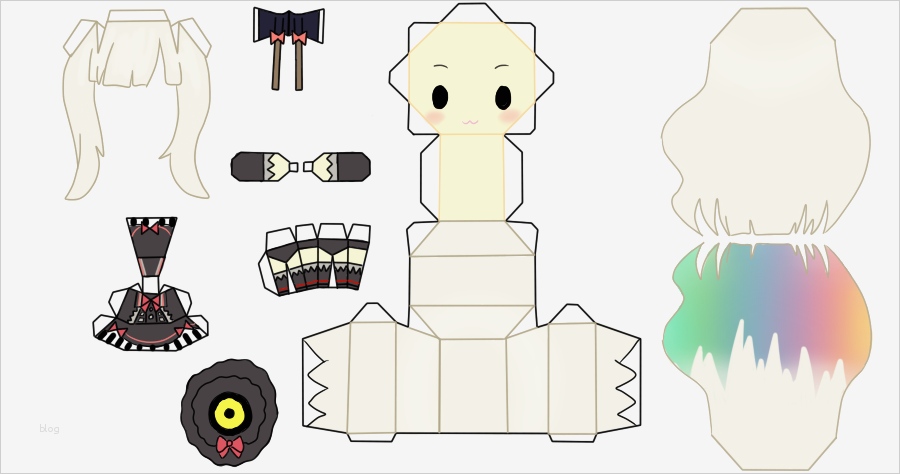 Papercraft Vorlagen Kostenlos Schön Mayu Papercraft by Fluffyandpuff On Deviantart