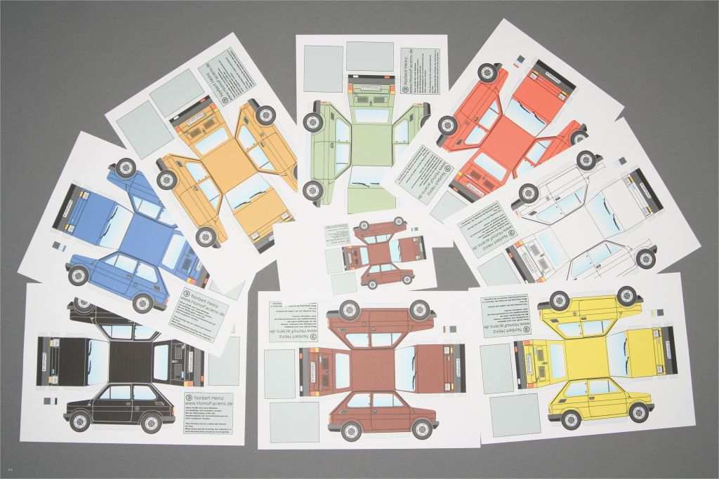 75 Wunderbar Papercraft Vorlagen Bilder 1 Papercraft Vorlagen Wunderbar Papiermodell Fiat 126 Homofaciens