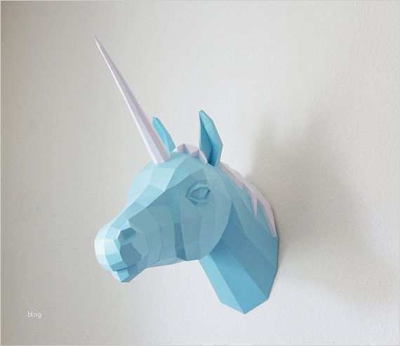 Papertrophy Vorlage Erstaunlich Magical Unicorn Head Papercraft Unicorn Paper Trophy