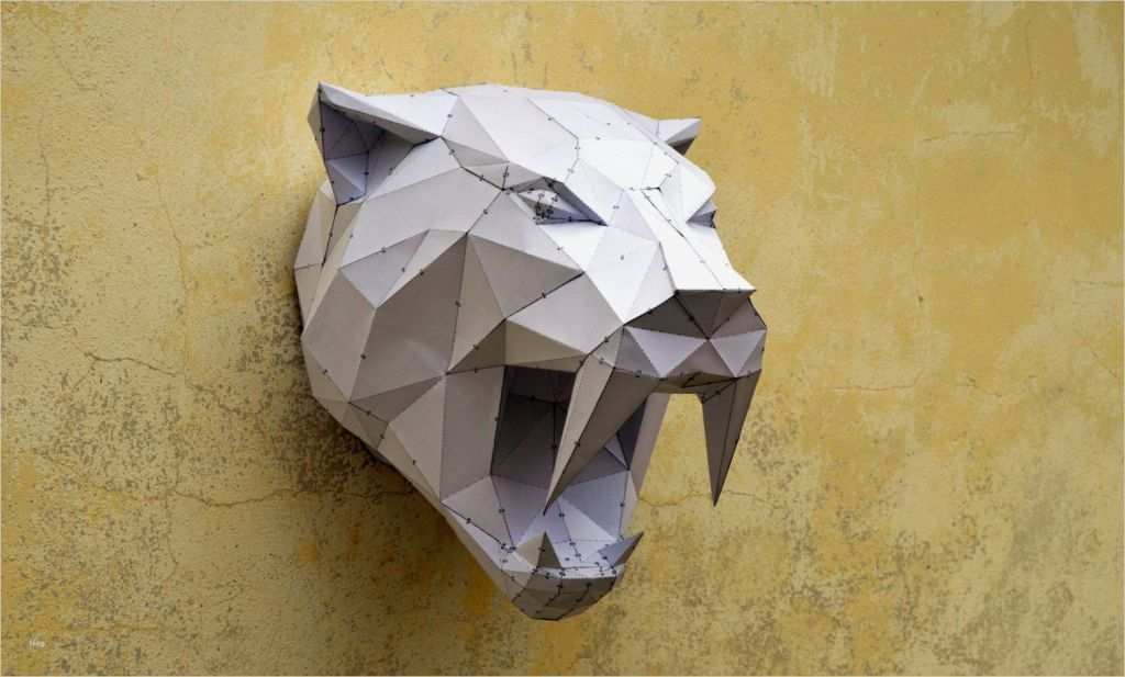Papertrophy Vorlage Neu Make Your Own Sabertooh Tiger Papercraft Animal