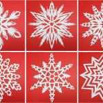 Papier Schneeflocken Vorlagen Erstaunlich Schneeflockenschnippeleien