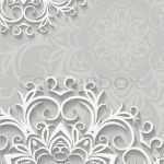 Papier Schneeflocken Vorlagen Großartig Weihnachtskarte Hintergrund Mit Papier Schneeflocken