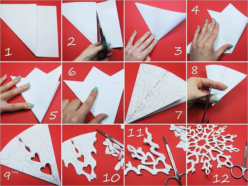 Papier Schneeflocken Vorlagen Süß Schneeflockenschnippeleien