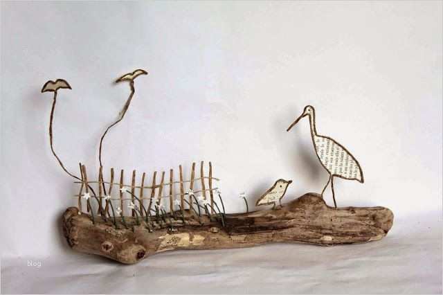 Epistyle Dans la dune Papierdraht Figuren