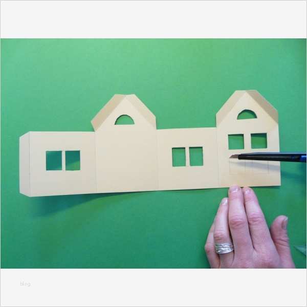 Papierhaus Basteln Vorlage Cool Ein Schönes Kleines Haus Basteln