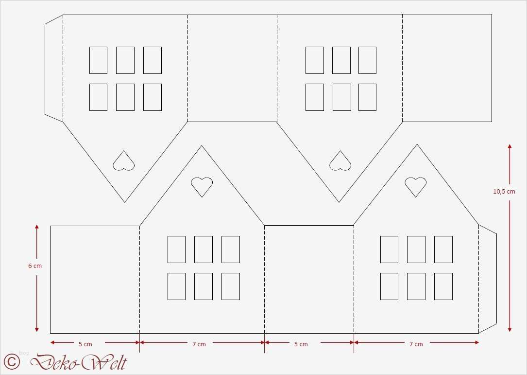 Papierhaus Basteln Vorlage Einzigartig Deko Welt September 2015
