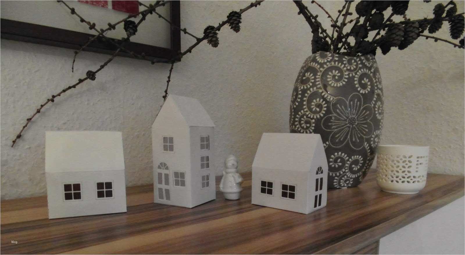 Papierhaus Basteln Vorlage Erstaunlich Haus Voller Ideen Weihnachtsdorf Aus Papier
