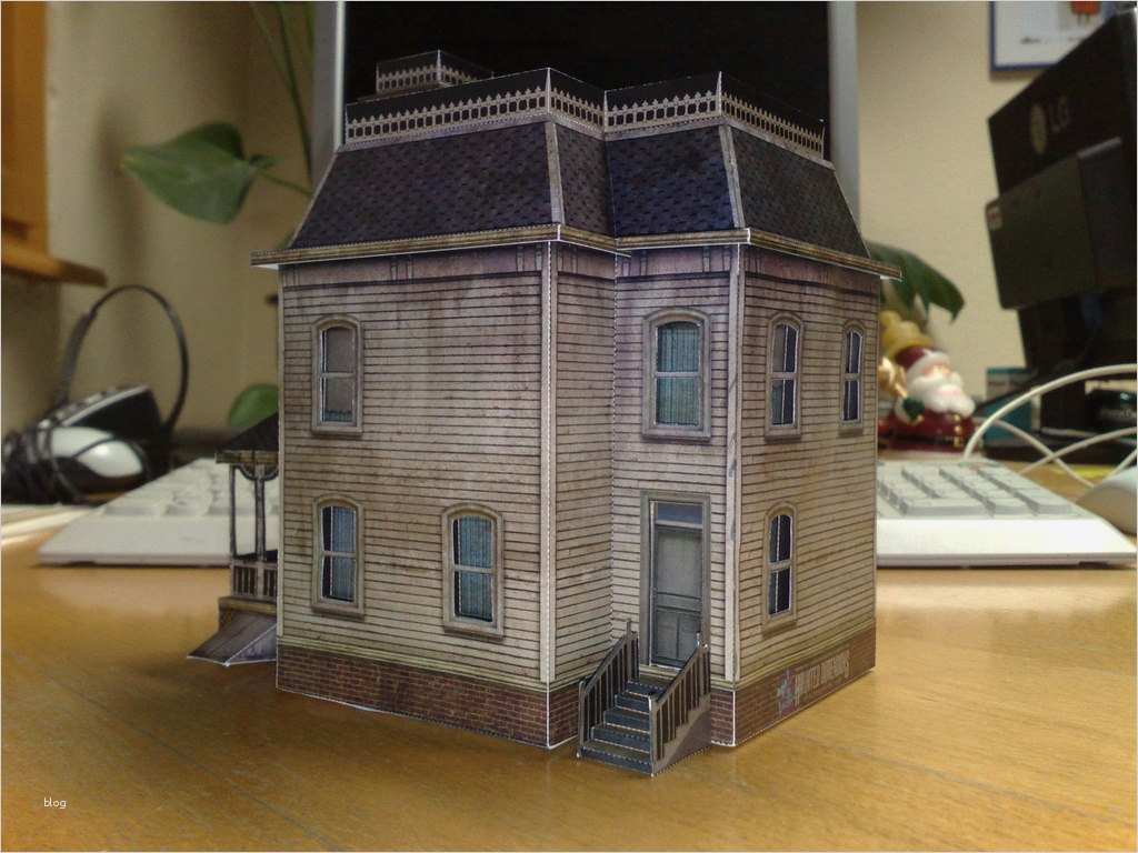 Papierhaus Basteln Vorlage Süß Papierhaus Basteln