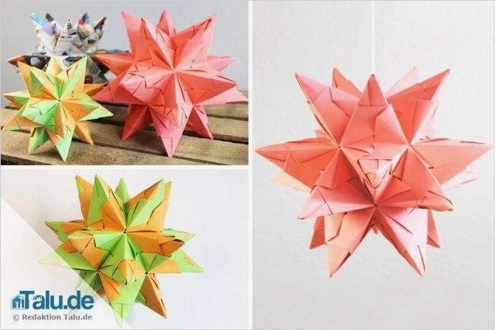 Papiersterne Basteln Vorlagen Best Of Bascetta Stern Aus Papier Basteln Faltanleitung Talu