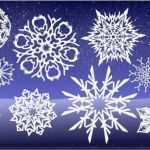 Papiersterne Schneiden Vorlagen Cool Eiskristalle Aus Papier