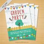 Party Flyer Vorlagen Kostenlos Wunderbar Lustige Garten Party Einladung