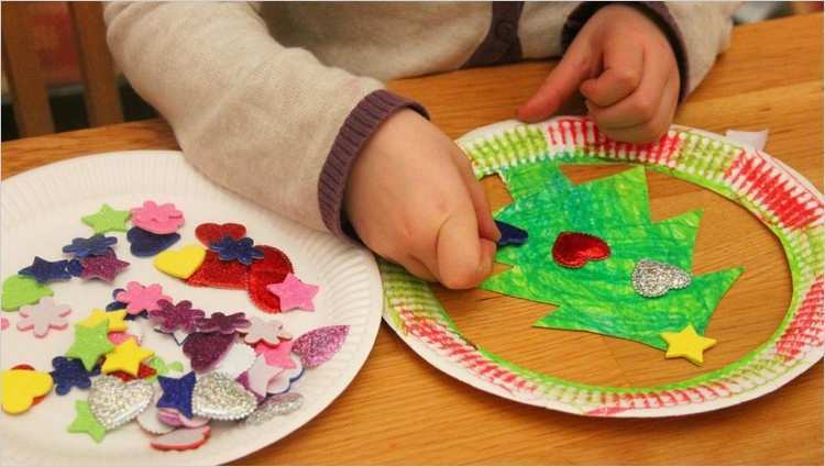 Partyhut Basteln Vorlage Fabelhaft Basteln Mit Papptellern 20 Ideen Für Weihnachstbasteln