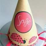 Partyhut Vorlage Drucken Erstaunlich Lady Bug Geburtstag Party Hut Vorlage Polka Dots Rot Und