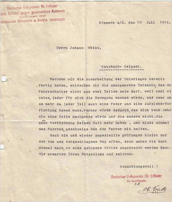 Patent Schreiben Vorlage Beste Katzbacher Erfindungen