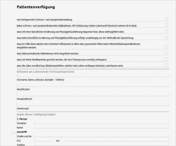 54 Gut Patientenverfügung Vorlage Kostenlos Bilder 1 Patientenverfügung Vorlage Kostenlos Elegant Patientenverfügung Vorlage Download