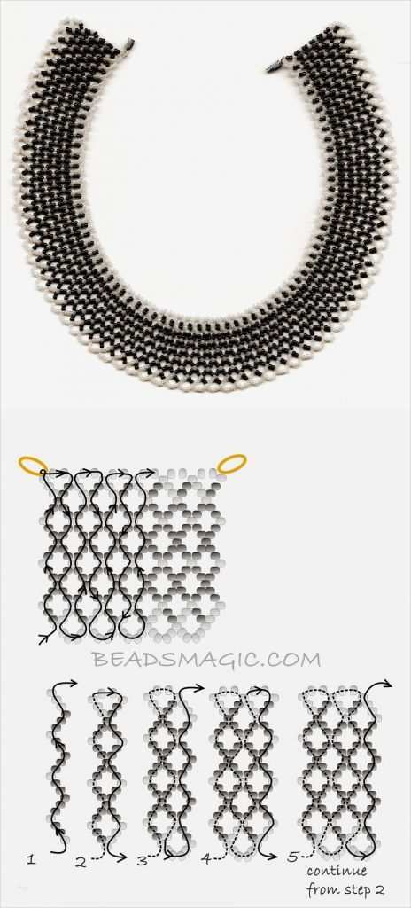 Perlenschmuck Vorlagen Kostenlos Gut Free Pattern for Necklace Chess Queen