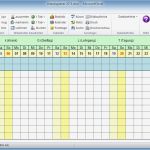 Personaleinsatzplanung Excel Vorlage Luxus Excel Abwesenheits Und Urlaubsplaner Download