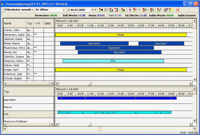 Personaleinsatzplanung Excel Vorlage Wunderbar Dd Personalplaner Download
