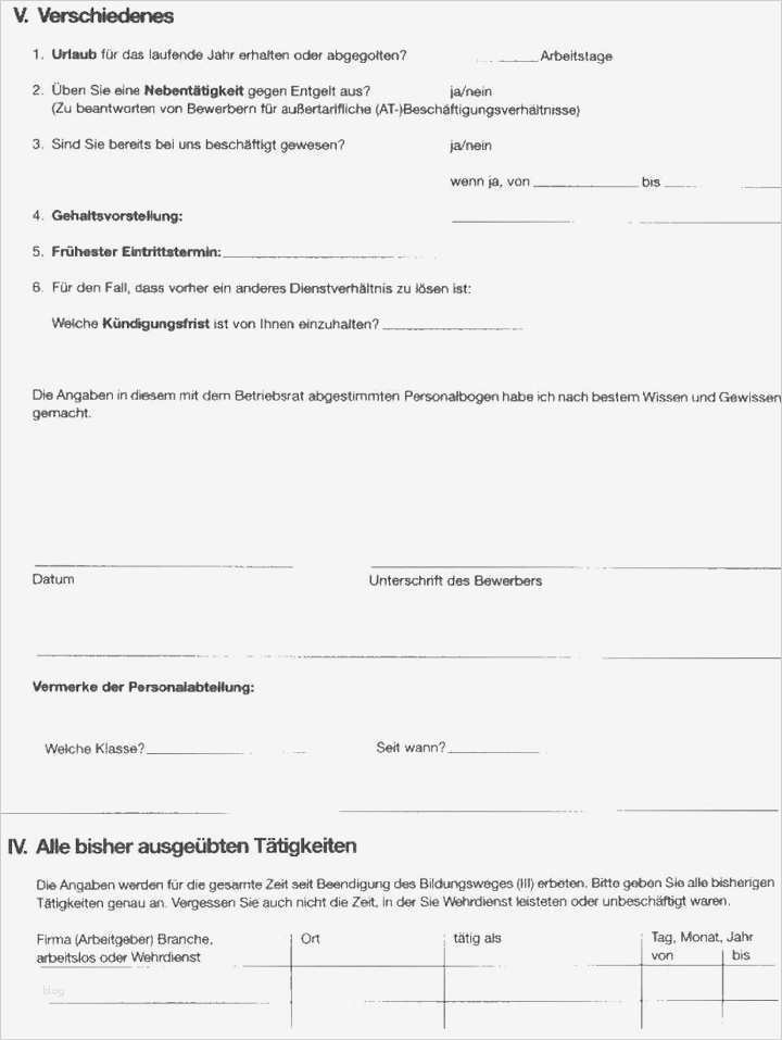 Personalfragebogen Vorlage Fabelhaft Personalfragebogen Richtig Ausfüllen Richtige
