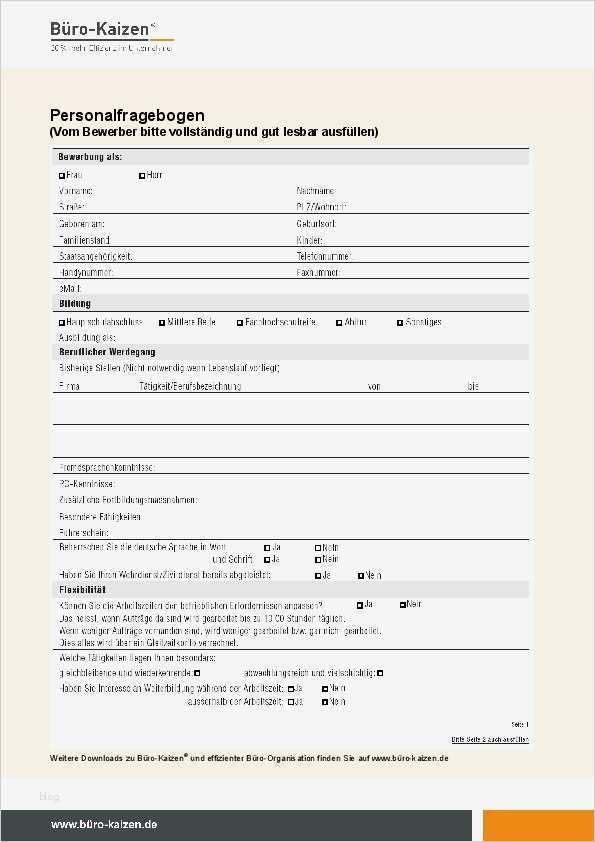 Personalfragebogen Vorlage Word Neu Schön Checkliste Vorlage Wort Zeitgenössisch Bilder Für