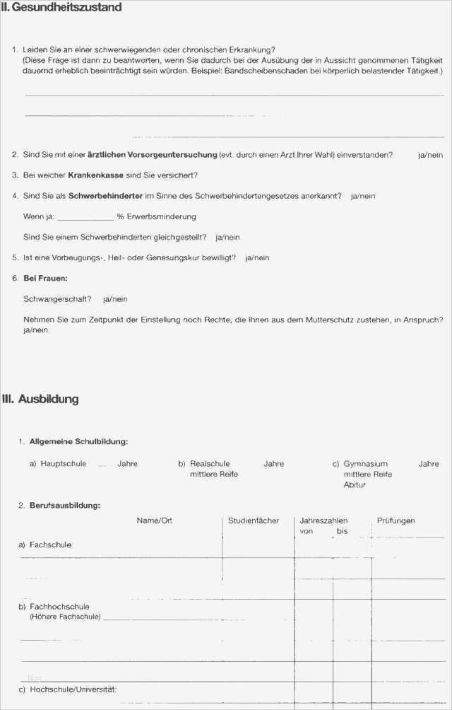 Personalfragebogen Vorlage Wunderbar Personalfragebogen Richtig Ausfüllen Richtige