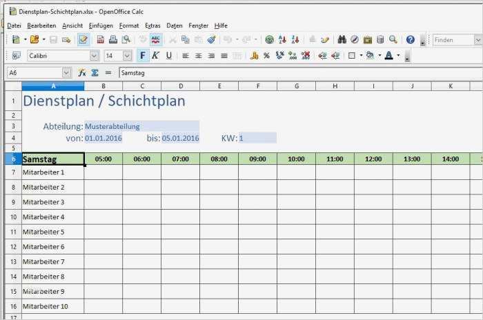 Personalstammdatenblatt Vorlage Kostenlos Süß Schichtplaner Download