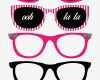 Photo Booth Requisiten Vorlagen Wunderbar Glasses From Paris Hot Pink Printable Booth Prop Set