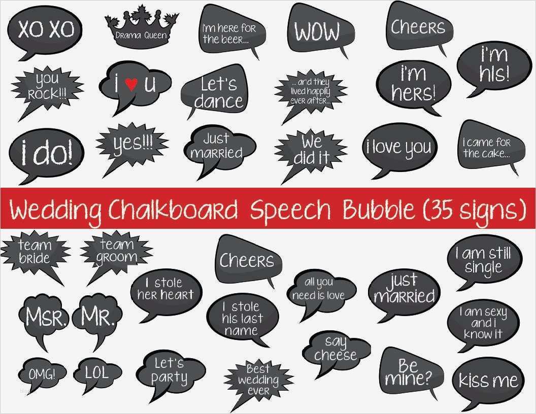 Photo Booth Vorlagen Zum Ausdrucken Einzigartig Hochzeit Foto Booth Props Hochzeit Tafel Rede Blase Ready to