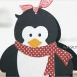 Pinguin Basteln Vorlage Bewundernswert Geschenkschachtel Pinguin
