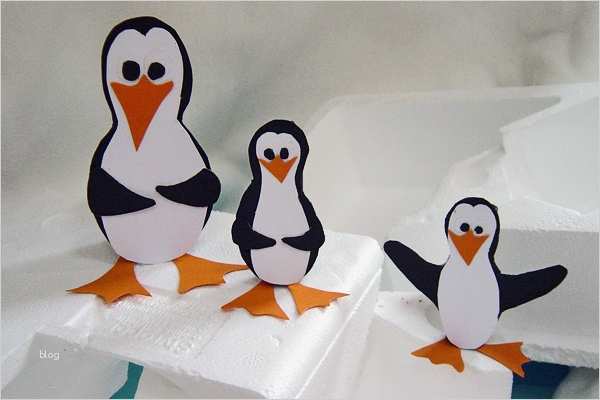 Pinguin Basteln Vorlage Wunderbar Pinguin Basteln Pinguine Basteln Kribbelbunt