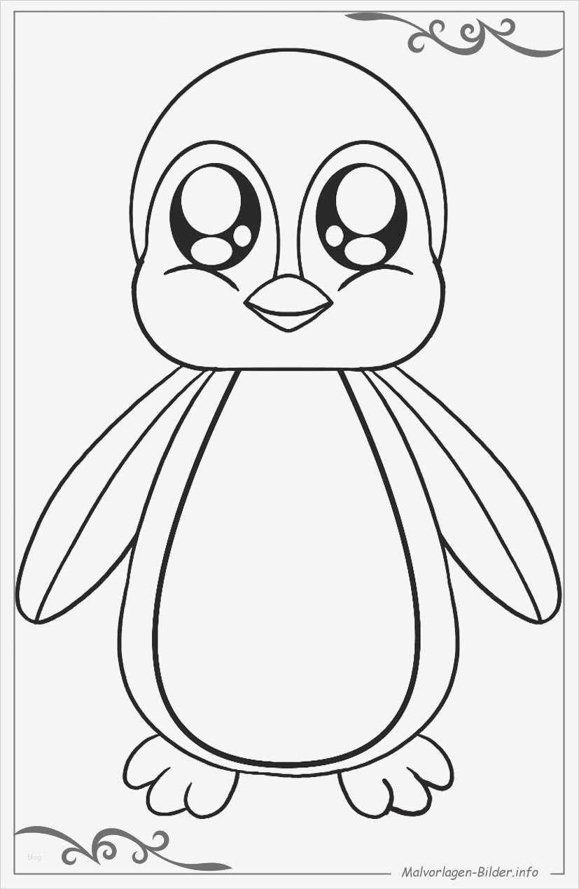 Pinguin Vorlage Zum Ausdrucken Angenehm Pinguine Ausmalbild Für Kinder Zum Ausdrucken