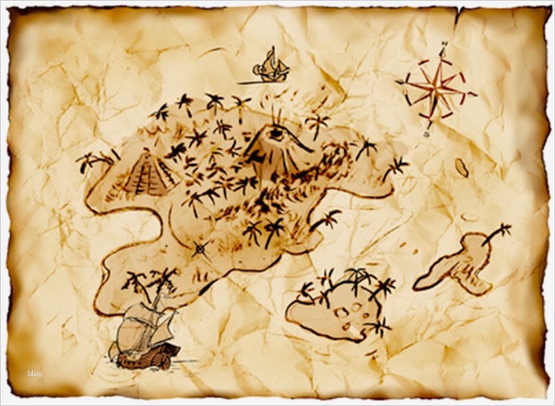 Piratenparty zum Kindergeburtstag Kuchen & Schatzkarte