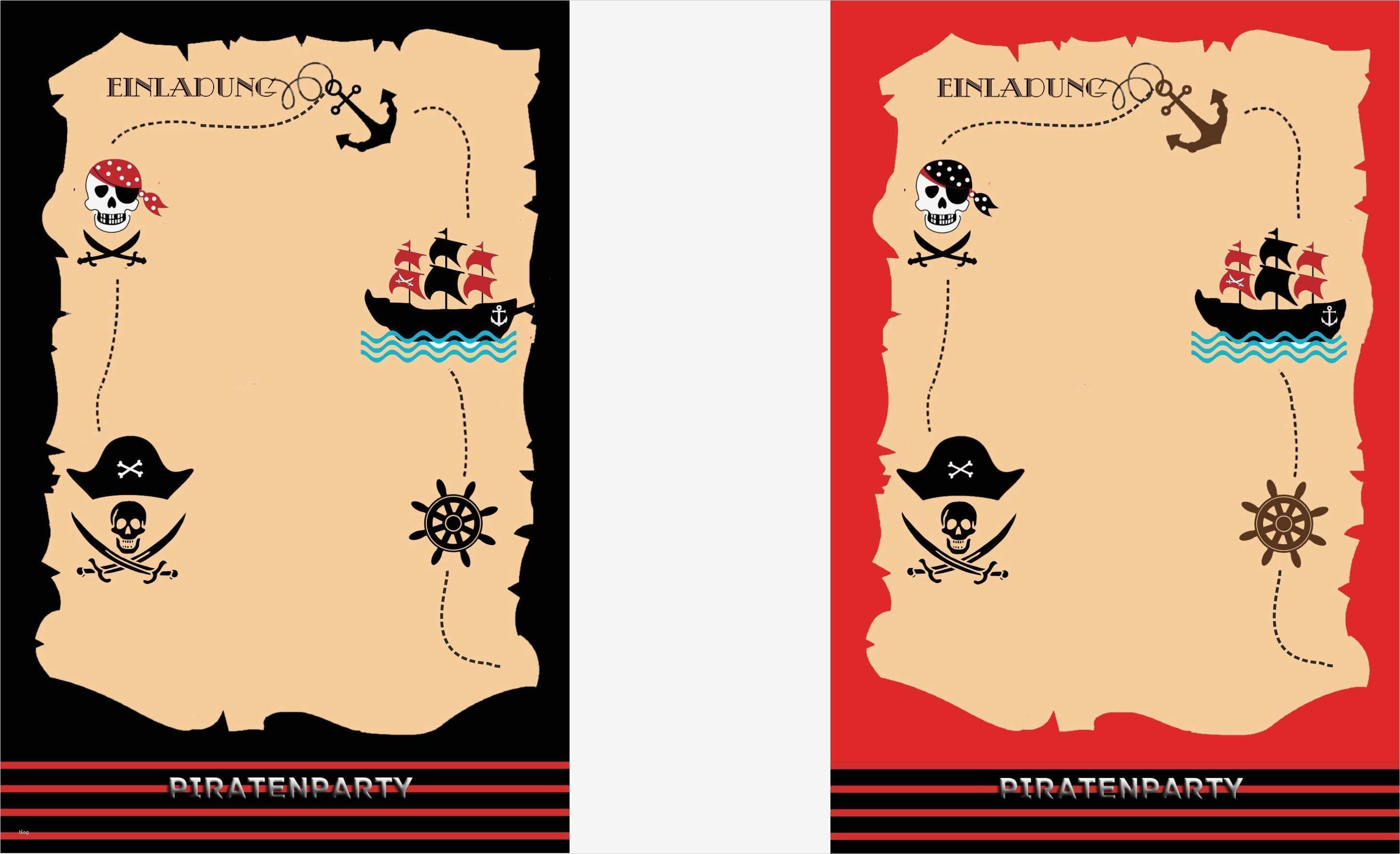 Piratenparty Einladung Vorlage Luxus Kindergeburtstag Piraten Einladung Vorlagen