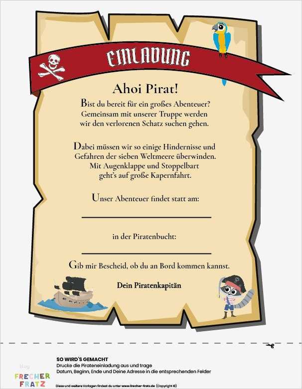 Piratensäbel Vorlage Erstaunlich Einladung Schatzkarte – Frecher Fratz