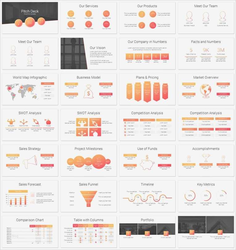 Pitch Deck Vorlage Wunderbar Pitch Deck Powerpoint Template