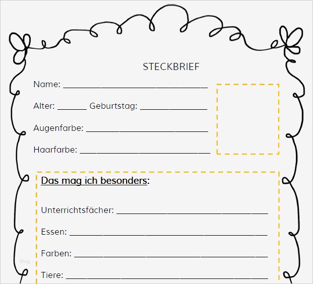 Plakat Gestalten Schule Vorlage Elegant Diesen Steckbrief Nutze Ich Zu Schulanfang Als Grundlage