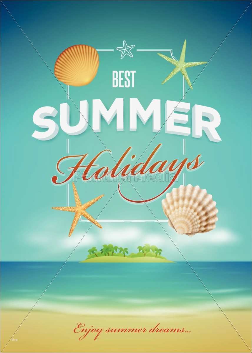 Plakat Vorlage Wunderbar sommer Plakat Design Vorlage Lizenzfreies Bild