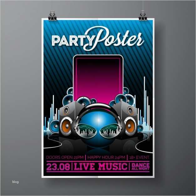 Plakat Vorlagen Kostenlos Hübsch Party Plakat Vorlage
