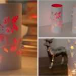 Plotter Vorlagen Weihnachten Bewundernswert Diy Weihnachtliche 3d Windlichter – Deko Kitchen