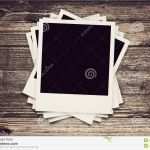 Polaroid Rahmen Vorlage Erstaunlich Sammlung Polaroid Retro Rahmen Auf Holz Stockfotografie